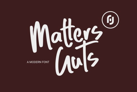 A Modern Font for Bold Web Design: Matters Guts