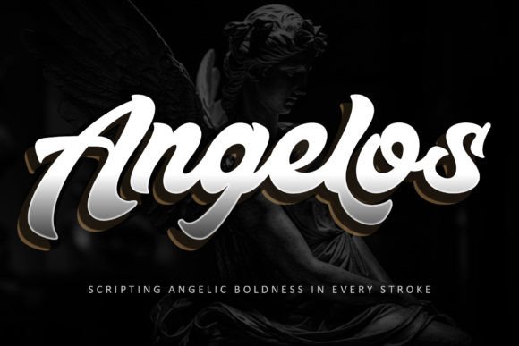 Angelos: A Modern Script Font for Editorial Design