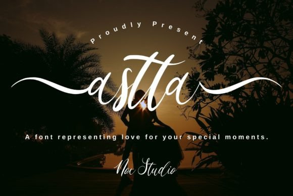 Astta: A Handwritten Font for Editorial Elegance