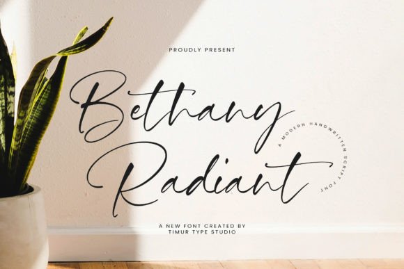 Bethany Radiant Typeface for Modern Digital Brands