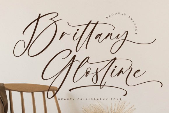 Brittany Glostime: A Timeless Elegant Script Font
