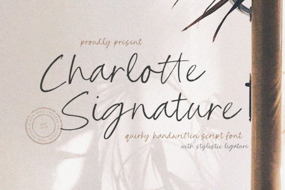Charlotte Signature: A Font That Turns Packaging Into Personality
