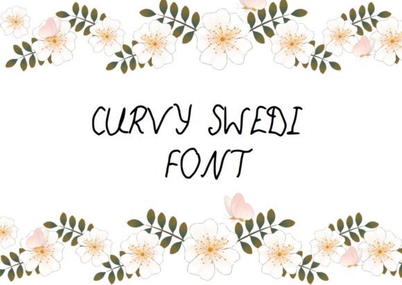 Curvy Swedi: A Font for Businesses That Want to Look Handcrafted