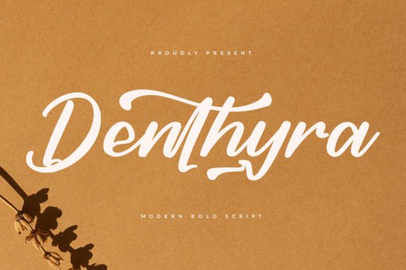 Denthyra: A Script Font That Elevates Marketing Communication
