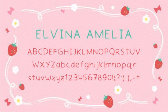 Elvina Amelia: A Font for Friendly Digital Brands