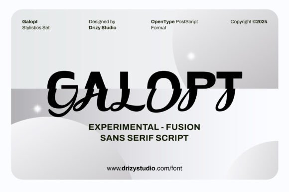 Galopt: An Editorial Font Designed for Modern Publishing