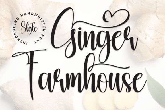 Ginger Farmhouse: A Font That Adds Elegant Handwritten Charm