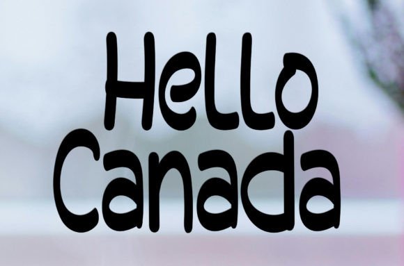 Hello Canada: A Friendly Script Font for Modern Digital Layouts