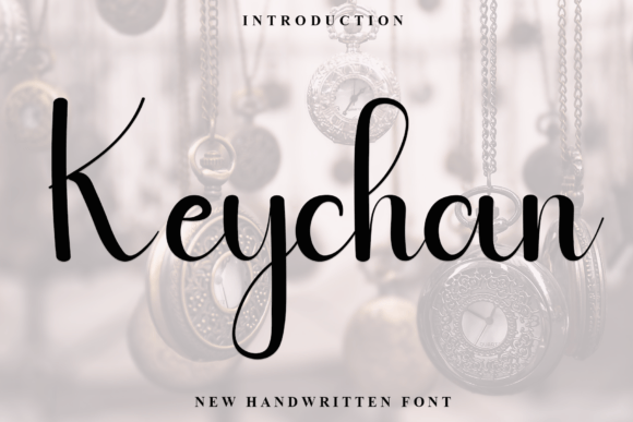 Keychan: A Magical Script Typeface for Elegant Digital Design