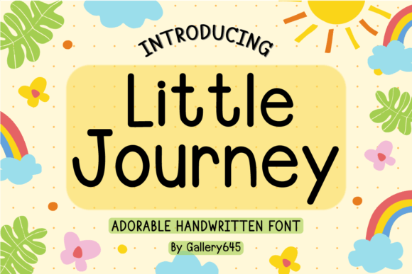 Little Journey: A Font for Playful Digital Branding