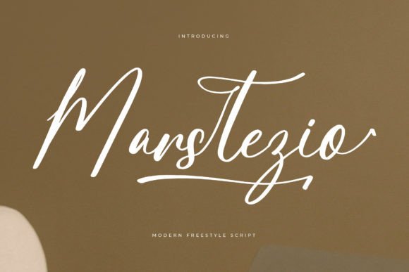 Marstezio: A Script Font for Sophisticated Editorial Design