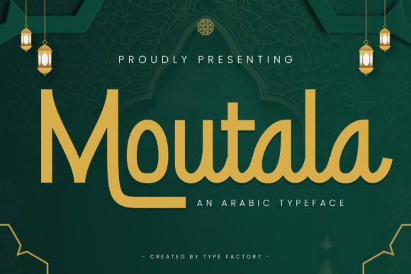 Moutala: The Arabic Script Font for Premium Marketing Content