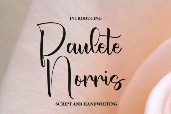 Paulete Norris: A Handwritten Font with Editorial Charm