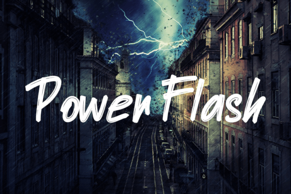 Power Flash Font Review: A Dynamic Brush Script for Creative Brands