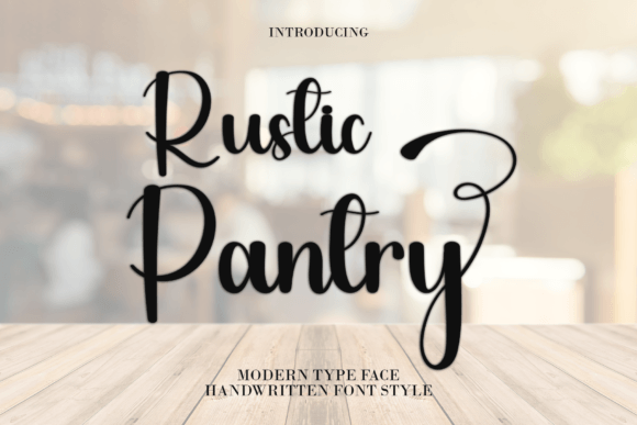 Rustic Pantry: A Versatile Handwritten Font for Your Brand Story