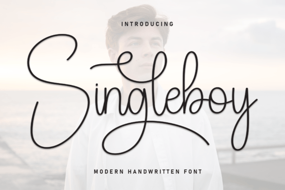 Singleboy: The Graceful Handwritten Font for Your Crafted Products