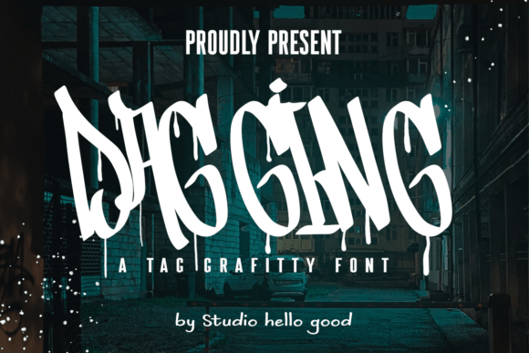 Testing Dagging Font for a Modern Digital Brand