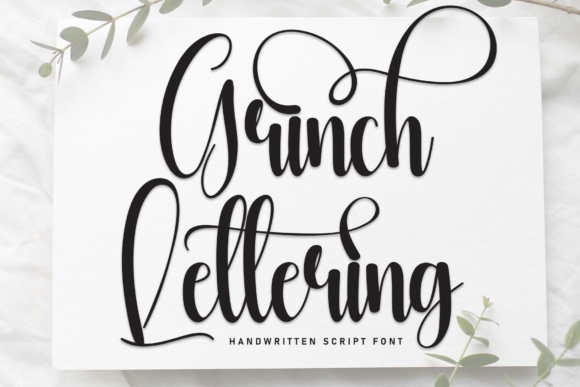 The Grinch Lettering Font in Real-World Branding Projects