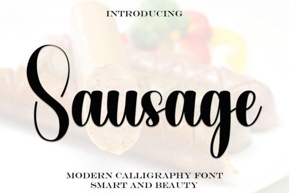 The Sausage Font: Timeless Script Typography for Digital Design