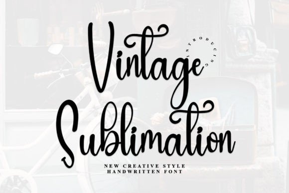 The Vintage Sublimation Font: A Maker's Secret for Elegant Creations