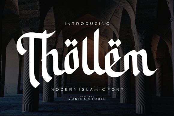 Thollem: A Calligraphy Font for Modern Digital Branding
