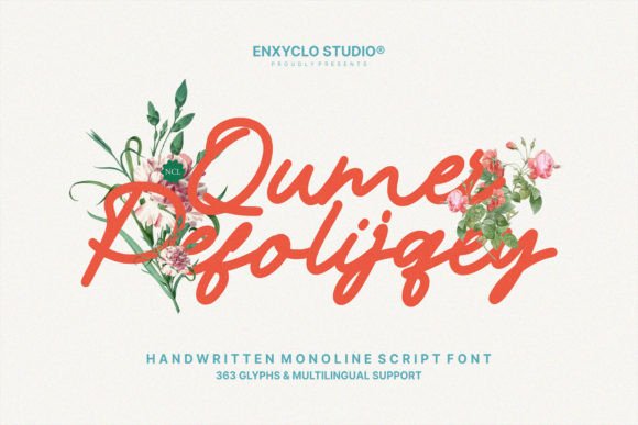 Working with the Qumer Pefolijqey Typeface in Real Branding